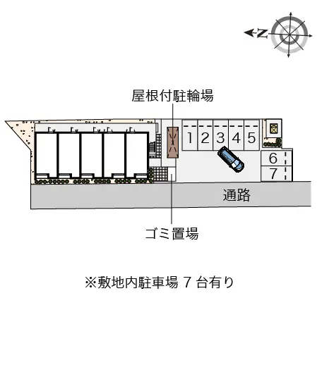 太宰府市通古賀５丁目 月極駐車場